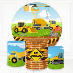 construction themed birthday party supplies for kids