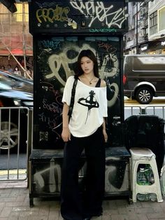 Japan Outfit Inspo Summer, Ootd Photo Ideas, Acubi Fits, Photo Japon, Outfit Korean, Korean Street Fashion