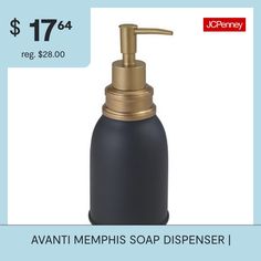 a soap dispenser is shown with the price tag for $ 17 94