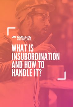 a man in a hat with the words what is insubridnation and how to handle it?