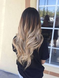 Choosing Hair Color, Bleached Tips, Brunette Ombre, Long Hair Waves, Colored Hair Extensions, Ombre Hair Extensions, Hair Patterns, Balayage Blonde