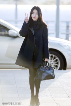 Korean Airport Fashion Women, Korean Airport, Western Outfits Men, Iu Fashion, Airport Fashion, At The Airport, Fashion Icon