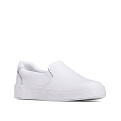 Keds-Pursuit Slip-On Sneaker Diversify your wardrobe with the Pursuit slip-on sneaker from Keds. This leather pair sports a classic design that's sure to pair well with a number of fave fits. White Slip On Sneakers, White Slip, On Sneakers, Slip On Sneakers, Sneakers White, Keds, Leather Sneakers, Slip On Sneaker, Classic Design