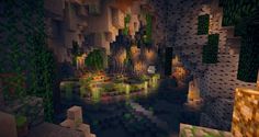 an image of a minecraft environment