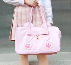 Cute Bowknot Printing Sweet Lolita Handbag Kawaii Girl Loli · Shop Zola · Online Store Powered by Storenvy Brown Kawaii, Cottagecore Bag, Cute School Bags, Yume Kawaii, Tas Bahu, Kawaii Bags, Kawaii Crafts, Kawaii Shop, Kawaii Cat