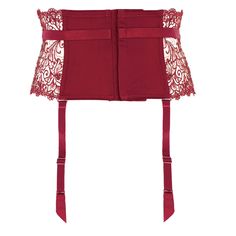 Waist cincher AUBADE Karl Lagerfeld X Aubade Elegant Red Fitted Corset Belt, Luxury Fitted Corset Belt With Belt Loops, Elegant Fitted Corset With Belt, Elegant Underbust Corset With Belt, Parisienne Chic, Rock Chic, Waist Cincher, Karl Lagerfeld, Lingerie