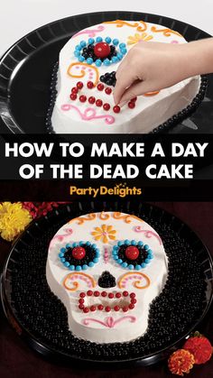 how to make a day of the dead cake