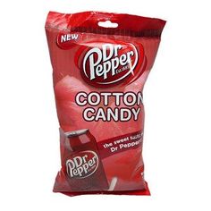 a bag of dr pepper cotton candy