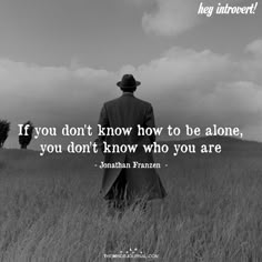 Daglig Motivation, Happy Alone, Introvert Quotes, Quotes Happy, Trendy Quotes, Know Who You Are, Intp