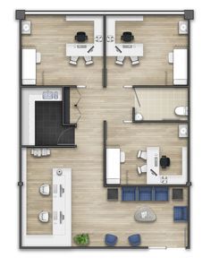 the floor plan for a two bedroom apartment