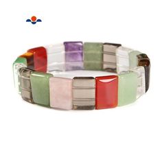 Check out our Coupon Codes Below!Material: Multi Gemstones Shape: Rectangle Double Drill BraceletColor: Multi ColorSize:10x14mm - Approx 19 Beads Per 7.5" BraceletHole Size:Approx 1.0mmNote: -Gemstone bead sizes are approximate and may have a +/- 0.5mm difference.  -Gemstone bead drill hole sizes are approximate and may have a +/- 0.2mm difference.Use our Coupon Codes for Big Savings!10% off when you spend $50LRC1015% off when you spend $100LRC1520% off when you spend $200LRC20Shipping:Items wil Adjustable Rectangular Crystal Bracelet Gift, Adjustable Rectangular Crystal Bracelet As A Gift, Adjustable Rectangular Crystal Bracelet For Gift, Rectangular Multicolor Beaded Bracelets As Gift, Multicolor Rectangular Bracelets For Gifts, Rectangular Multicolor Jewelry With Natural Stones, Adjustable Multicolor Rectangular Jewelry, Multicolor Rectangular Gemstone Beads Jewelry, Spiritual Rectangular Gemstone Beads Jewelry