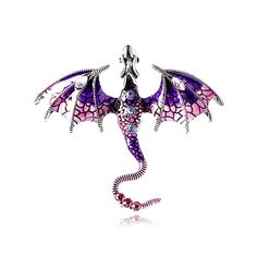 PRICES MAY VARY. You Will Receive a Dragon Brooch， It Exquisite Design Pins, With Pleasant Colors and Brightness. The Design of Elemental Dragon Elements and Their Use of Them to Decorate Your Backpack and Clothing Are Very Attractive, And Different Combinations Make You Different Every Day. Size:Please look at the picture description. Material: Made of high-quality alloy material, enamel hand painted coating and hard enamel coloring, bright color and durable.. These badge decor pins are great a Lapel Pins Suit, Dragon Brooch, Lapel Brooch, Flying Dragon, School Bookbags, Corsage Pins, Vintage Dragon, Crystal Dragon, Winter Jewelry