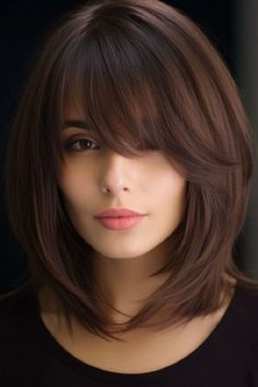 Haircuts Straight Hair, Long Bob Hairstyles, Medium Hair Cuts, Hairstyles Haircuts, Gorgeous Hair