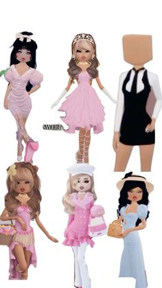 These are not my outfits just put some cute and pretty dress to impress outfit THEY ARE NOT MINE Dress To Impress Outfits, From Dress, Pretty Dress, Not Mine, Pretty Dresses