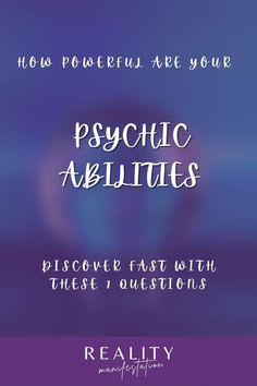 Discover what you're missing to get the most from working with energy, spirit guides, and more with this psychic ability test to further develop your power. #PsychicAbilities Psychic Abilities Test, Psychic Ability, Psychic Readings, Psychic Abilities