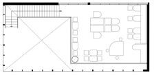 the floor plan for an office