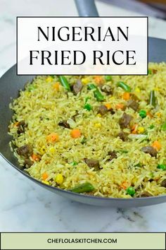 This picture shows fried rice Vegan Fried Rice, Easy Rice Recipes, Deviled Eggs Recipe, Party Dishes