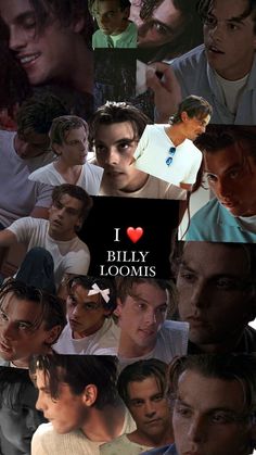 the many faces of billy loomiis from one direction to another, including two different people