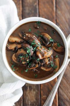 This Easy Mushroom Gravy is a rich and flavorful 20-minute sauce that belongs on every plate of mashed potatoes or holiday dinner menu. Easy Mushroom Gravy, Holiday Dinner Menu, Homemade Gravy Recipe, Chef Billy Parisi, Mushroom Gravy Recipe, Billy Parisi, Bread Sauce, Homemade Gravy, Gravy Sauce