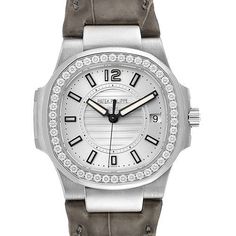 Photo of Patek Philippe Nautilus White Gold Diamond Grey Strap Ladies Watch 7010 Swiss Luxury Watches, Patek Philippe Watches, Cartier Ballon Bleu, Patek Philippe Aquanaut, Patek Philippe Nautilus, Nautilus