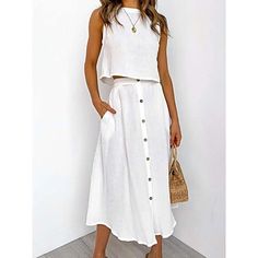 LightInTheBox - Global Online Shopping for Dresses, Home & Garden, Electronics, Wedding Apparel Chaleco Casual, Superflat, Tank Top Skirt, Cotton Linen Dresses, Sleeves Clothing, Sleeveless Crop Top, Yoga Shorts, Cotton Tank Top, Mid Length Dresses