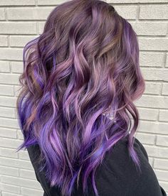 Purple Balayage, Light Purple Hair, Purple Ombre Hair, Pretty Hair Color, Dye My Hair, Hair Dye Colors, Hair Inspo Color