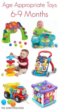 toys for babies that are age appropriate to 6 - 9 month old boys and girls