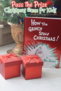 Christmas game for kids Grinch Party Games, Christmas Game For Kids, 2pac Pictures, Lorax Party, Easy Holiday Party, Holiday Party Game, Christmas Party Planning