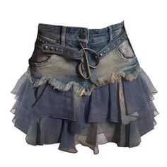 Tiered Denim Skirt, Patchwork Mini Skirt, Upcycled Denim Skirt, Summer Mini Skirt, Mini Skirt Summer, Patchwork Denim Skirt, Denim Skirt Fashion, Mini Skirt, Skirt Y2k