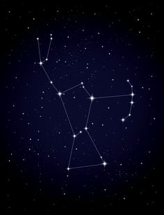 the star in the night sky with many stars