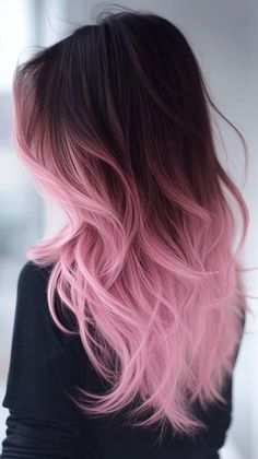 Peekaboo Hair Color With Blonde, Dark Hair Dyed Pink, Hair Color Ideas Full Head, Rainbow Peekaboo Hair Black, Hair Dye Gradient, Cute Colours To Dye Your Hair, Main Character Hair Color, Pink Purple Peekaboo Hair, Pink Hair Peekaboo Brunettes