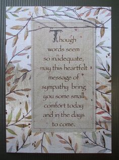 a cross stitch pattern with words and leaves on the border, framed in a black frame