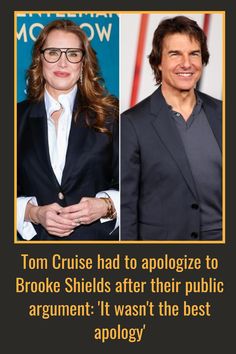 What can we learn from Tom Cruise's apology to Brooke Shields?