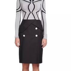 Nwot $995 Proenza Schouler Poplin Pencil Skirt, Black Size 6 Pencil Skirt Black, Proenza Schouler, Skirt Black, Pencil Skirt, Womens Skirt, Pencil, Size 6, Skirt, Women Shopping