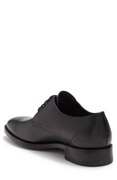 A versatile leather plain toe derby to complete all your formal looks for time to come. Round toe Lace-up vamp Cushioned footbed Leather upper, leather and manmade sole Imported Nordstrom Store, Formal Looks, Cole Haan, Smooth Leather, Nordstrom Rack, Derby, Dress Shoes Men, Oxford Shoes, Dress Shoes