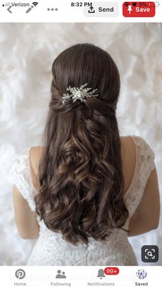 Pearl Hair Comb Wedding, Pearl Bridal Comb, Pearl Hair Comb, Wedding Hair Half, Pearl Headpiece, Easy Hairstyles For Medium Hair, Headpiece Hairstyles, Hair Accessories Pearl, Wedding Hair Comb