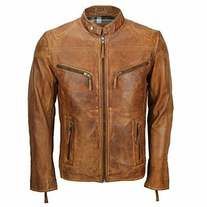 Long Haul Merchants on Storenvy Smart Casual Coat, Fitted Biker Jacket, Man Cafe, Vintage Cafe Racer, Bike Jacket, Biker Coat, Vintage Biker, Stylish Coat, Real Leather Jacket