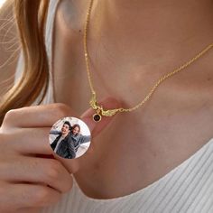 Elevate your gift-giving with the Personalised Photo Necklace with Wing. This stunning necklace features a custom photo encased within elegant angel wings, symbolizing protection and love. Perfect for anniversaries, birthdays, or just because, this meaningful piece is a beautiful way to keep cherished memories close to her heart. Give her a gift that speaks volumes about your love and devotion. Elegant Customized Necklaces For Keepsakes, Black Locket Necklace For Gift, Elegant Customizable Locket Necklace Gift, Elegant Customizable Necklaces For Memorial, Elegant Customizable Necklace For Memorial, Elegant Customizable Memorial Necklace, Angel Wings Pendant Jewelry Gift, Valentine's Day Angel Wings Jewelry Gift, Photo Projection Necklace