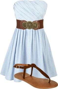 Short Summer Dress, Blue Outfits, Country Clothing, Power Dressing, 가을 패션, Mode Inspiration, Outfit Casual, A Dress, Cute Fashion