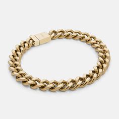 Vitaly Jewelry, Steel Accessories, Stainless Steel Accessories, Design Movements, Jewellery Uk, Unisex Jewelry, Matte Gold, Chainsaw, Bracelet Sizes