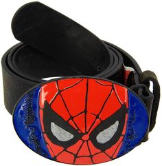 PRICES MAY VARY. Enamel buckle Great for all occasions Fits up to a 50" waist Spiderman Clothes, Spiderman Outfit, Man Belt, All Power Rangers, Samba Outfit, Casual Belt, Faux Leather Belts, Marvel Spiderman, Gift Store