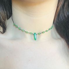 This is a minimalist nylon cord necklace with adjustable macramé closure. This necklace features 4-6mm Green Aventurine pebble stick and 3mm round beads and  strung on 0.5 mm Nylon cord (shown in evergreen) tag ends are finished with 4mm green aventurine beads. Fully Adjustable length - necklace measures 23-25 inches when fully open. The necklace slips over your head and the tag ends are pulled tight to wear. - G R E E N     A V E N T U R I N E -  Helps with : enhancing leadership abilities, promoting prosperity, promoting unconditional love, releases anxiety  - C H A K R A -  Heart Green Aventurine Necklace, Leadership Abilities, Blue Aventurine, Aventurine Necklace, Biwa Pearls, Aventurine Stone, Length Necklace, Shell Bracelet, Necklace Heart