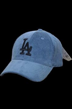 Color: BLUE  Adjustable LA hat Corduroy material Unisex Blue Hat La, Adjustable Blue Corduroy Hat, Corduroy Baseball Hat, Vintage Blue Dad Hat, Adjustable Corduroy Baseball Cap (dad Hat), My Wife Is, Adjustable Hat, Trucker Cap, Caps Hats