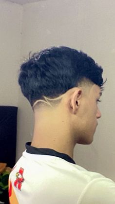 Simple Fade Designs Hair, Taper Design Ideas, Edgar Cut Hair, Tape Fade, Edgar Haircut, High Taper Fade, Edgar Cut