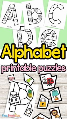 Printable Alphabet Puzzles – Beginning Sounds: Ignite your child's learning journey with engaging alphabet crafts for kids that combine interactive printable ABC templates and educational alphabet learning activities. These fun and free puzzles offer a unique approach to mastering beginning sounds, laying the foundation for early literacy skills.