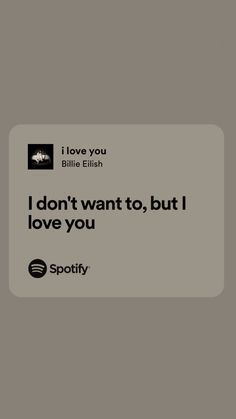 i love you billy eilah quote on grey background with black and white image