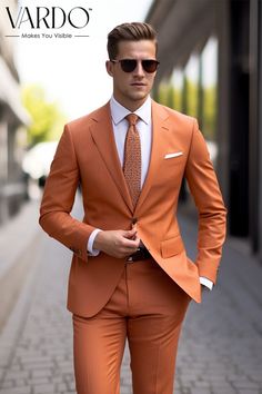 >>ORIGINAL ARTWORK AND CONTENT, PLEASE DO NOT COPY<< Men Suits, Suits For Man, Elegant Light Orange Two-Piece Suit for Men. Classic and Stylish Formal Wear for Men piece Wedding Suit, Double Breasted, Formal Fashion Slim Fit Suit Description: Elevate your style with our Classic Light Orange Two-Piece Suit for men - a timeless choice for weddings, formal events, or a sharp look in the office. This slim-fit suit combines sophistication with comfort, ensuring you make a lasting impression. 🌟 Crafted for Excellence: Our two-piece suit is meticulously tailored to perfection, embracing the essence of modern elegance. The slim-fit jacket and trousers blend seamlessly, providing a sleek silhouette that enhances your masculine charm. 💫 Versatile Elegance: Designed in a striking light orange hue, Orange Two Piece, Orange Suit, Suit For Men, The Rising Sun, Mens Formal Wear, Slim Fit Jackets, Slim Fit Suit, Rising Sun, Formal Style