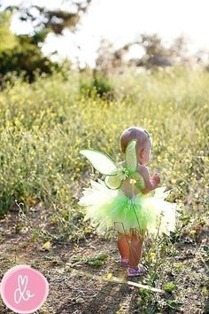 Baby Fairy Costume, Tinkerbell Halloween, Tinkerbell Halloween Costume, Infant Halloween, Pixie Wings, Costume Tutu, Newborn Tutu, Green Tutu, Handmade Tutu