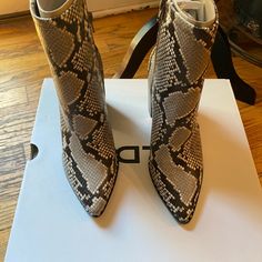 Brand New. Never Worn. Still Have The Cardboard In The Boots. Comes With Box. Missed The Return Window. Aldo Reflow Boots, Aldo Shoes, Shoes Heels Boots, Shoes Women Heels, Heeled Boots, Shoes Heels, Brand New, Women Shoes, Black And White