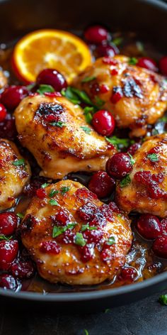 Cranberry Orange Chicken is a heartwarming, flavorful dish that brings together the sweetness of cranberries, the tang of orange, and savory chicken.

Perfect for festive dinners, holiday meals, or cozy family nights, this dish is sure to impress with minimal effort. Cranberry Orange Chicken, Cranberry Orange Sauce, Balsamic Vinegar Chicken, Festive Dinner, Savory Chicken, Holiday Meals, Orange Chicken, Cranberry Orange, Special Dinner